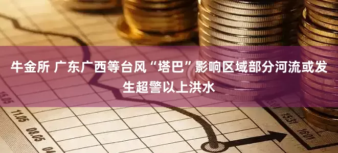 牛金所 广东广西等台风“塔巴”影响区域部分河流或发生超警以上洪水