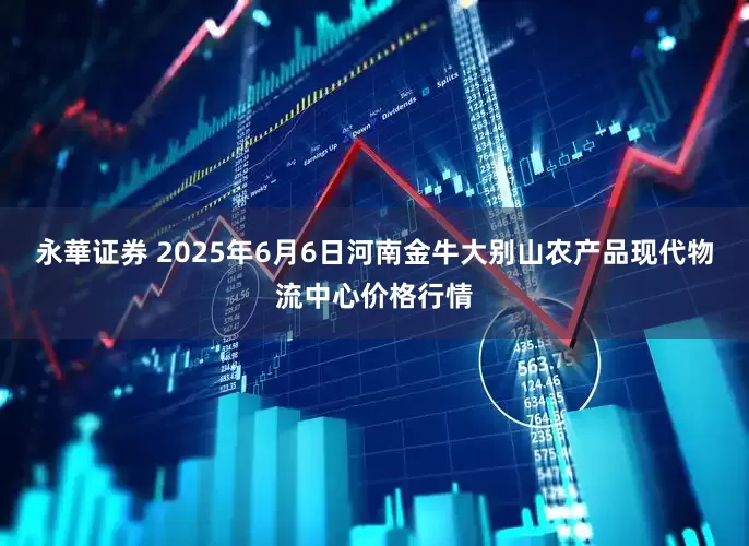 永華证券 2025年6月6日河南金牛大别山农产品现代物流中心价格行情